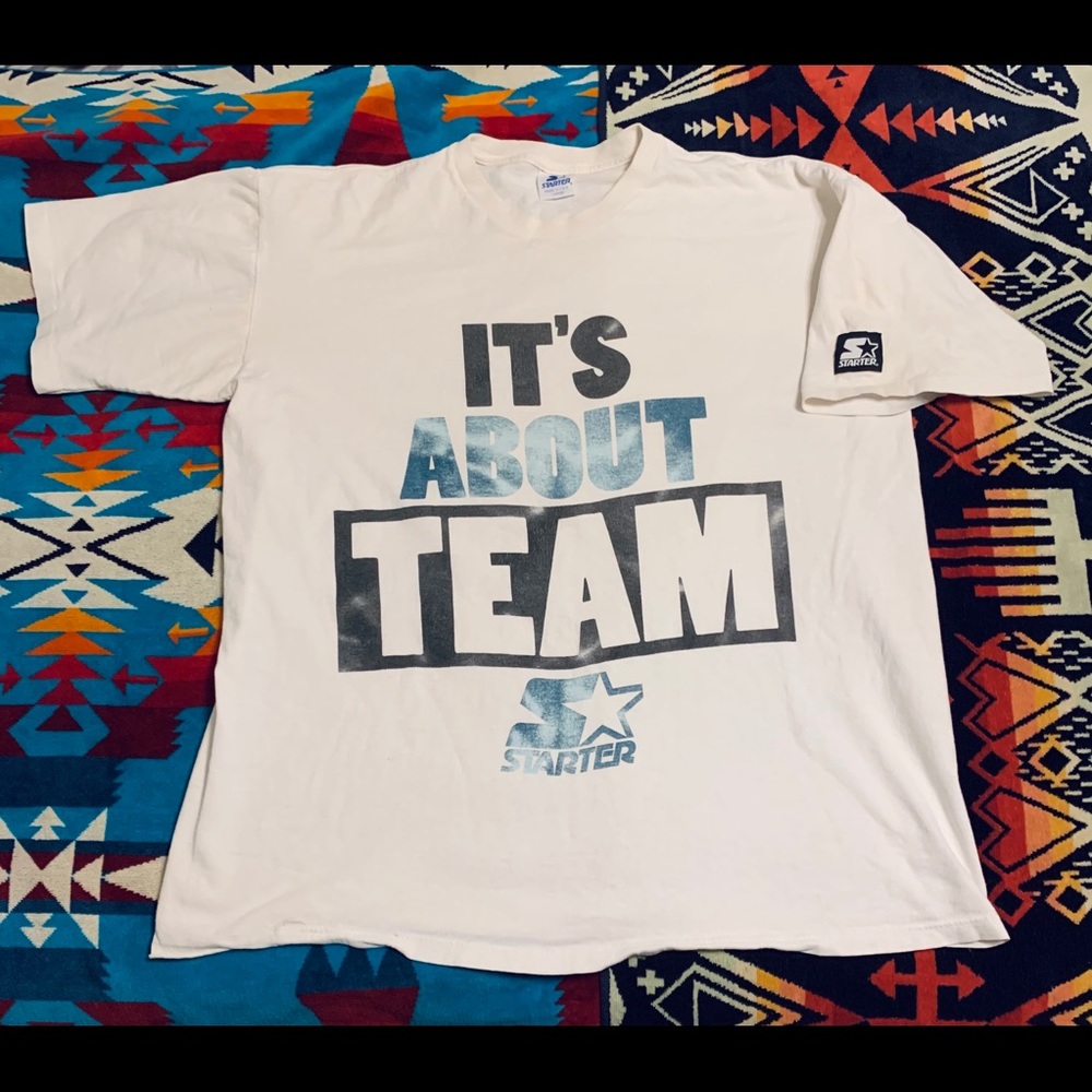 Vintage Starter tee. single stitch made in USA tee